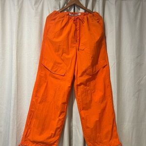 Tinseltown Bright Orange Cargo Pants